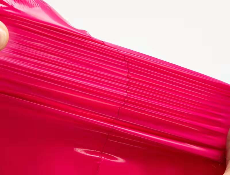 藁城玫红色快递袋-05